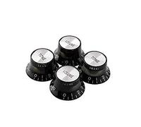 SimpleLife 2 Tone 2 Volume Boutons de Contrôle de Guitare Silver Hat Bell Top pour Gibson Les Paul SG
