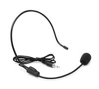 SimpleLife Amplificateur de Voix, Microphone pour Casque à condensateur Filaire 3,5 mm, Haut-Parleur de conférence à Fil Flexible et Discours pour conférence