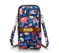 SimpleLife Femmes Bandoulière Mobile Téléphone Sac À Bandoulière Pochette Ceinture Sac À Main Bourse Portefeuille, 8x6x17cm