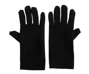 SimpleLife Inspection de Gants de Bijouterie Noires avec Coton Doux mélange Lisle pour la Protection du Travail (Noir)