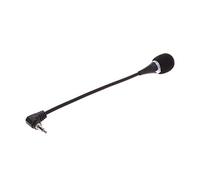 SimpleLife Mini Microphone Flexible avec Interface antibruit de 3,5 mm - pour Ordinateur Portable/Notebook/Ordinateur de Bureau, Enregistrement pour Youtube, podcasting, Jeux, Chat en Ligne (Noir)