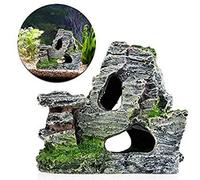 SimpleLife Mountain View Aquarium Rock Grotte Arbre Pont Fish Tank Ornement Décor De Rocaille