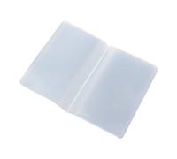 SimpleLife Porte-Carte en PVC, Pochette en Plastique Nom Porte-Carte de crédit Nom Case Organizer Keeper Pocket, Clair