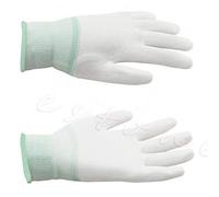 SimpleLife Quilters en Nylon piqué Libre Machine Quilting Gants Grip Grip Finger Handip Grip(Blanc + Vert)