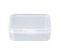 SimpleLife Square Clear Boîtes de Rangement de Bijoux Perles Bricolage Coffrets en Plastique - 6x6x1.8cm