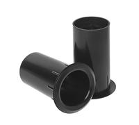 SimpleLife Subwoofer 4 Pouces Subwoofer Haut-parleurs Ports Connecteurs Tube Inverter Haut-Parleur Vent (Lot de 2) Noir, 35x67mm