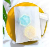 Simplelifeco 50 Sachets en Papier Glassine Autocollants (114 x 162 mm) | Sachets en Papier Cristal Translucide Brillant | Petits Sacs en Papier Parchemin | B Corp