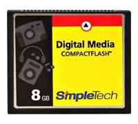 SimpleTech Premium Brand Carte mémoire Flash 8 Go CF (STI-CF/8 Go)