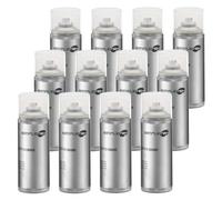 SIMPLETEK - 12 x Bombe Spray Peinture Zinc Clair à Froid Pour Métaux Galvaniques Protège De L'oxydation 400 ml (12 pièces)