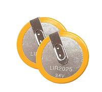 SIMPLETEK - 2 X LIR2025 Batterie Pila BMW E46 E39 X3 X5 E38 Télécommande Clé 3,6V | Compatibilité: LIR2025 VL2020 VL2025