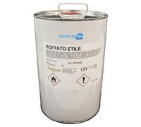 SIMPLETEK - Acétate d'éthyle 5L pour résines synthétiques acryliques polystyrène restauration (4 pièces, 20L au total)