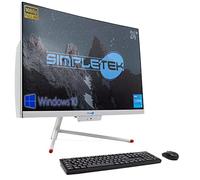 Simpletek Aio All in One 24" Incurvé i5 8 Go RAM SSD 240 Go Windows 10 FHD Webcam intégrée WiFi5 Bluetooth4.2 | Computer Curved Dekstop PC