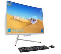 Simpletek Aio All in One 24" Incurvé i7 16 Go RAM SSD 480 Go Windows 10 FHD Webcam intégrée WiFi5 Bluetooth4.2 | Computer Curved Dekstop PC