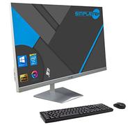 Simpletek All in One AiO 27" Full HD Core i7 Jusqu'à 3,6 GHz Windows 10 Pro | 8 Go RAM 480 Go SSD | Kit Souris Clavier Webcam PopUp Casse intégrées