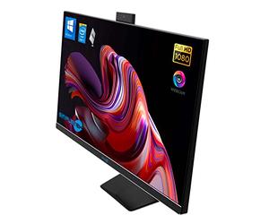 Simpletek All in One AiO 27 Full HD Core i7 jusqu'à 3,6 GHz Windows 10 Pro | 8 Go RAM 480 Go SSD | Kit souris clavier Webcam PopUp Casse stéréo intégrées PC fixe ordinateur maison travail entreprise