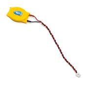SIMPLETEK Batterie Bios CR2032 avec câble 2 broches CMOS pour ordinateur portable ordinateur portable Laptop Netbook 3 V jaune (X1)
