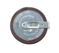 SIMPLETEK - Batterie VL2330 à bouton rechargeable 3 V pile avec connecteurs à souder 180° Contacts angulaires (1 pièce)