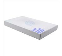 SIMPLETEK - Boîte d'expédition pour ordinateur portable et ordinateur portable, 10 pièces, jusqu'à 14" - Dimensions 54 x 30,5 x 5,5 cm, avec séparateur d'accessoires