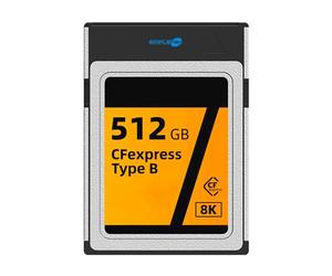 Simpletek - Carte Mémoire Compact Flash Express CFexpress Vidéo Photo Professionnel | 512GB, 1500Mo/s, 4K, 8K