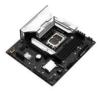 SIMPLETEK Carte mère M-ATX LGA1700 DDR4 MAX 128 Go Slot Carte Vidéo + USB Gen 3 Type-C 3 Slot pour M.2 Entrée Antennes WiFi sur HDMI et écran LCD