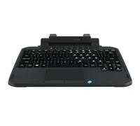 SIMPLETEK - Clavier 2 en 1 - Compatible avec Zebra ET8X (ET80/ET85) | Disposition britannique anglaise | Rétroéclairé, noir (KYB-ET8X-2IN1-US1-01)