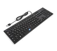 SIMPLETEK - Clavier filaire USB disposition QWERTY nordique pour Danemark/Suède/Finlande/Norvège, chiclet pleine grandeur