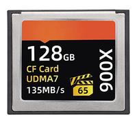 SIMPLETEK - Compact Flash CF Card 128 Go 4 K, 135 Mo/s, Carte Mémoire UDMA7 pour Vidéo et Photographie