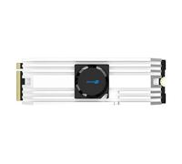 SIMPLETEK - Disque à état solide avec dissipateur et ventilateur intégrés | Capacité 2 To | Haute Performance, Convient pour Gaming, Graphiques | PCIe Gen5 x4, NVME 2.0 Gen5x4