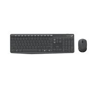 SIMPLETEK - Kit de souris et clavier MK235 Mise en page Anglais US International QWERTY Sans Fil Wifi Noir