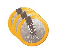 SIMPLETEK - Lot de 3 Piles LIR2025 3,6V - Compatibles avec Télécommandes de Clé E46, E39, X3, X5, E38