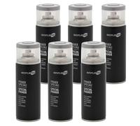 SIMPLETEK - Lot de 6 flacons de peinture en aérosol pour apprêt gris, carrosserie, ancre en métal, 400 ml V400 Primer3 (6 pièces)
