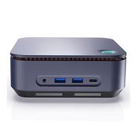 Simpletek Mini PC Core i5 1135G7 Jusqu'à 4,20 GHz Windows 11 | 8 Go RAM DDR4 240 Go SSD M.2 | WiFi + BT - HDMI + DP + TypeC + Lecteur de empreintes de bureau fixe + support VESA