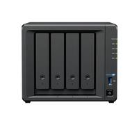 SIMPLETEK - NAS haute performance 4-Bay 3,5/2,5" - Processeur Quad-Core 2,2 GHz - 4 Go de RAM ECC (Esp. 32 Go) - Double port 2,5 GbE - 2 emplacements SSD NVMe