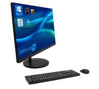 SIMPLETEK - Ordinateur tout-en-un 24" Full HD Core i5 Jusqu'à 3,1 GHz Windows 11 | RAM 16 Go SSDmSATA 480 Go + SSD 2,5" 2 To Souris et clavier sans fil