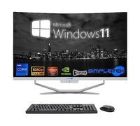 SIMPLETEK - Ordinateur tout-en-un 27" incurvé | Processeur Intel i9 11 Gen | Carte vidéo GTX1650 4 Go | Windows 11 | 64 Go RAM 4 To SSD | Idéal pour les graphiques, les jeux, le travail