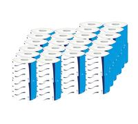SIMPLETEK - Papier toilette professionnel et gaufré | 2 couches pure de cellulose | Doux - Ecolabel | Lot de 48 rouleaux