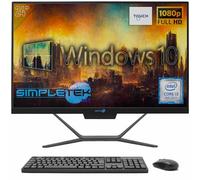 SIMPLETEK - PC tactile tout-en-un | Intel Core i3 8ème génération | Windows 10 Pro | RAM 16 Go SSD 960 Go | Webcam 2K intégrée | Écran tactile | BT 5.2