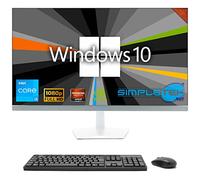 SIMPLETEK - PC tout-en-un 24" FHD 60Hz Core i3 Windows 10 | 8 Go RAM SSD 240 Go | Maison, travail