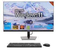 SIMPLETEK - PC tout-en-un 24" FHD 60Hz Core i5 Windows 11 | 16 Go RAM SSD 480 Go | Maison, travail