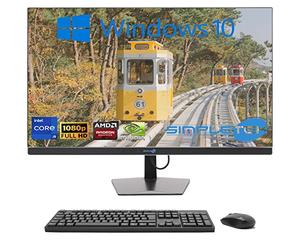 SIMPLETEK - PC tout-en-un 27" Écran incurvé Windows 10 | Core i9 12 Gen | 8 Go RAM DDR4 SSD 240 Go | Travail, Divertissement