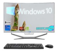 SIMPLETEK - PC tout-en-un avec écran incurvé 24" Core i7 | Carte vidéo Nvidia GT710 de 2 Go | Windows 10 | 16 Go RAM SSD 480 Go | Idéal pour le montage vidéo, les jeux, le travail
