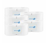 SIMPLETEK - Rouleau de papier Milleusi - Gaufré 2 Voiles Pure Cellulose | Haute Absorption - Respectueux de l'environnement | Lot de 10 rouleaux