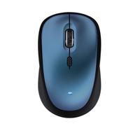 SIMPLETEK - Souris sans fil Yvi+ | Compact, Ergonomique et Ambidextre | 800-1600 DPI | Récepteur USB-A inclus | Bleu