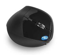 SIMPLETEK - Souris verticale ergonomique sans fil 2,4 GHz 5 boutons avec batterie interne rechargeable, jusqu'à 1600 DPI, récepteur USB inclus