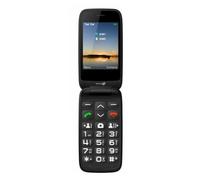 SIMPLETEK - Téléphone à coquillage Dual SIM 2,8" SOS Base Charge Noir