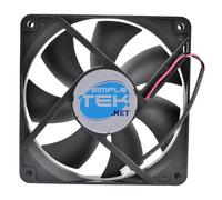 SIMPLETEK - Ventilateur pour boîtier ordinateur châssis serveur armoire noir 120 mm 12 cm 12 V 0,16 A 2 W Connecteur Molex PSU ATX sans LED DFG12025S12M