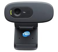 SIMPLETEK - Webcam HD Logitech C270 720p avec microphone à réduction de bruit et correction automatique de la lumière