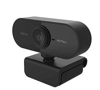 SIMPLETEK Webcam pour PC/Mac. Full HD 1080p avec microphone à canaux de bruit, USB 2.0 base pivotante à 360 °, pour appels vidéo, conférences, jeux vidéo et streaming