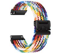 SimpleThings Bracelet de montre tressé universel 20 mm pour Samsung Galaxy Watch 7/6/5/4/FE 44 mm 40 mm, 4 6 Classic/5 Pro/3 41 mm/Active 2, bracelet de sport pour Garmin Vivoactive 5 3 Homme et femme