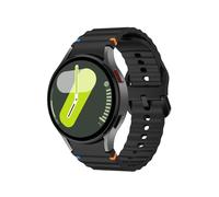 SimpleThings Bracelet de Sport en Silicone pour Samsung Galaxy Watch 7/6/5/4 40mm 44mm - Modèle Réglable Sans Gap pour Homme et Femme - Étanche pour le Travail